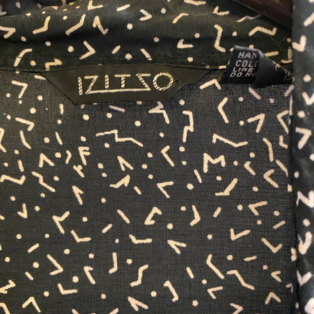 Black and White Patterned Shirt